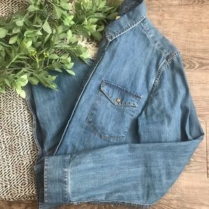 Gap Long-sleeve Denim Button Up